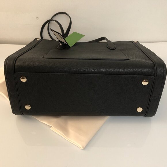 NEW Kate Spade black Market Pebbled Leather Medium Tote - Picture 14 of 16